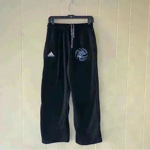 Adidas  Womens Small  black fleece sweatpants Spencer County Bears Climawarm - Picture 1 of 8